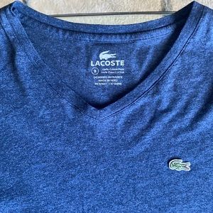 Men’s Lacoste Size 8 long sleeve t shirt.
